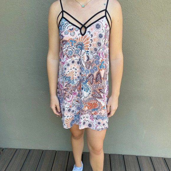 Nordstrom LUSH Swing Sundress Mini Dress - size S - Picture 2 of 4